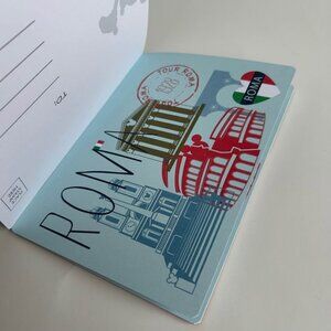 Disney Italy Rome Postcard Set Mickey and Minnie